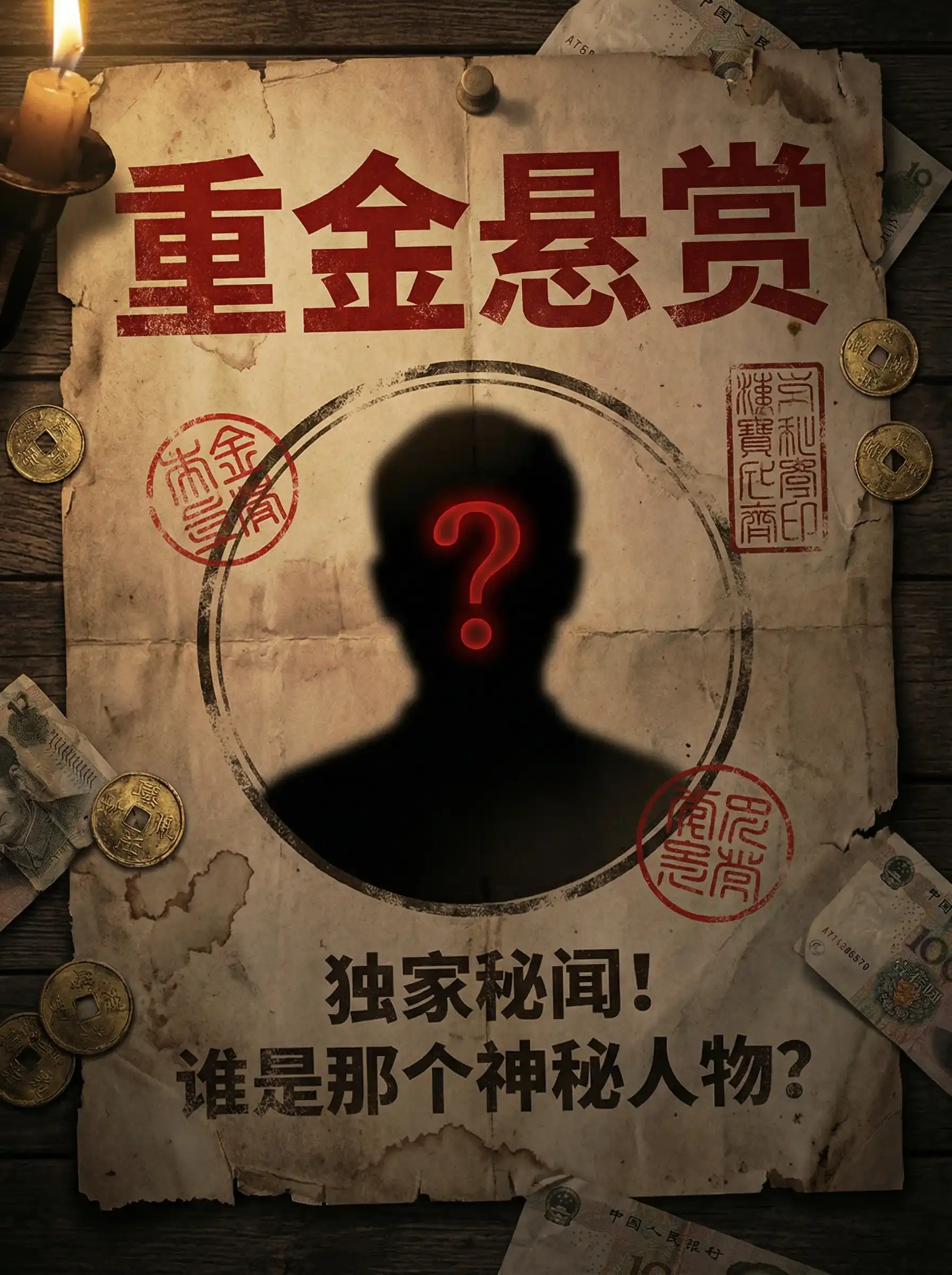 大奶子 - 重金悬赏线索征集令